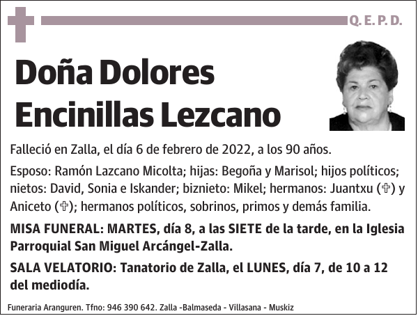 Dolores Encinillas Lezcano