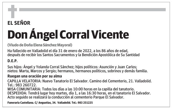 Don Ángel Corral Vicente