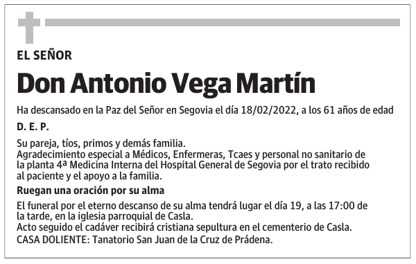 Don Antonio Vega Martín