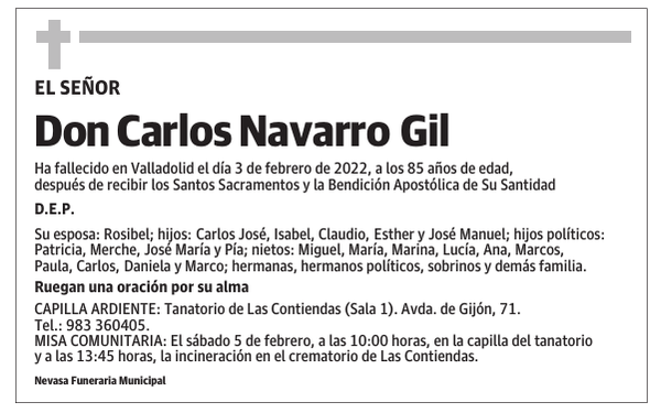 Don Carlos Navarro Gil