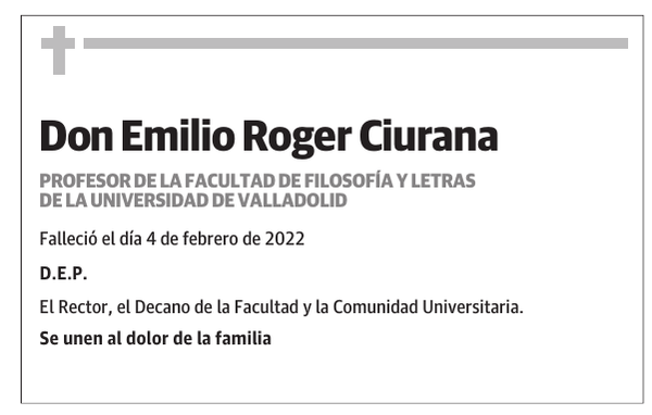 Don Emilio Roger Ciurana