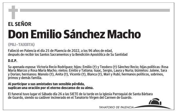 Don Emilio Sánchez Macho