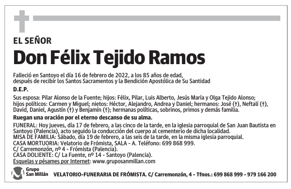 Don Félix Tejido Ramos