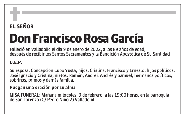 Don Francisco Rosa García