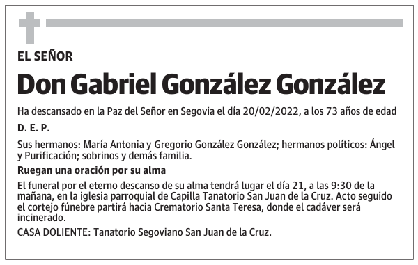 Don Gabriel González González