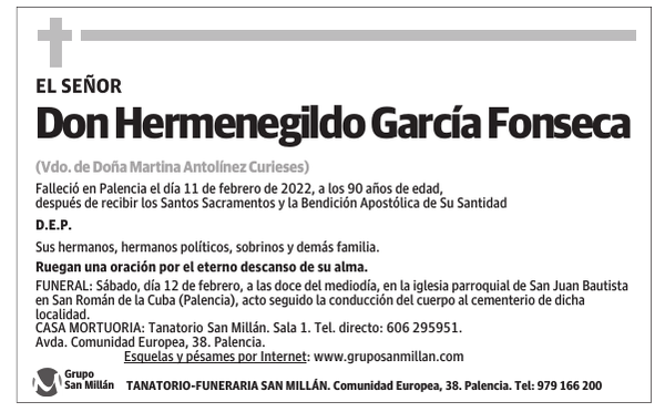 Don Hermenegildo García Fonseca