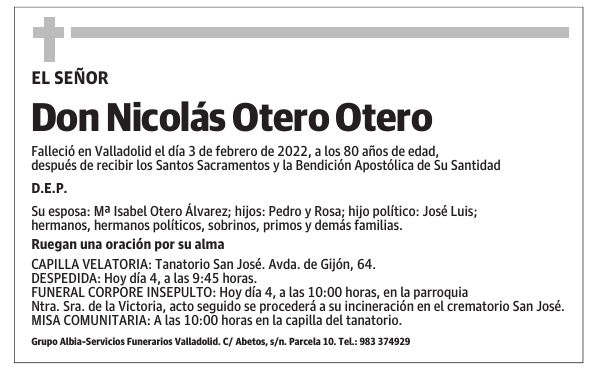 Don Nicolás Otero Otero
