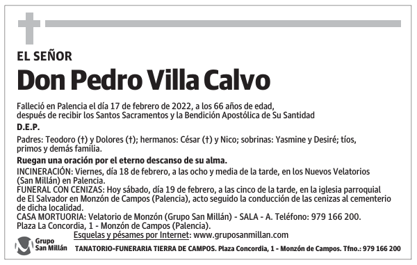 Don Pedro Villa Calvo