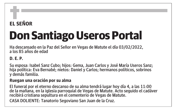 Don Santiago Useros Portal