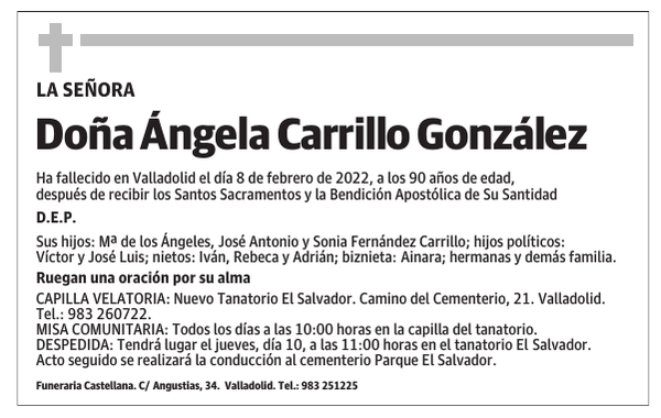 Doña Ángela Carrillo González