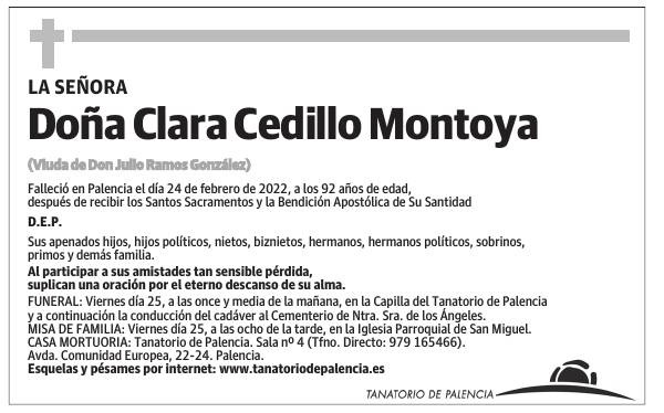 Doña Clara Cedillo Montoya