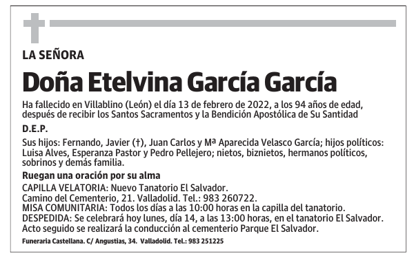 Doña Etelvina García García
