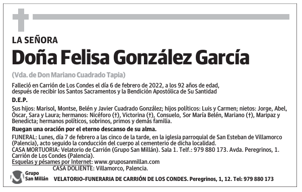 Doña Felisa González García