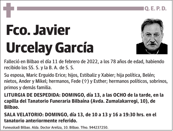 Fco. Javier Urcelay García