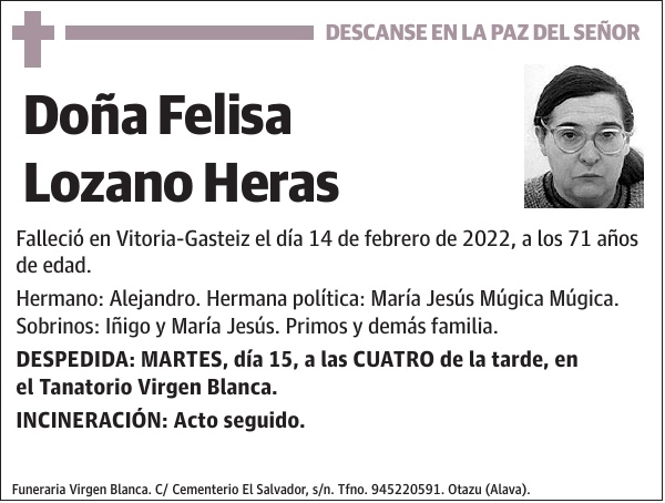 Felisa Lozano Heras