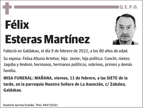 Félix Esteras Martínez
