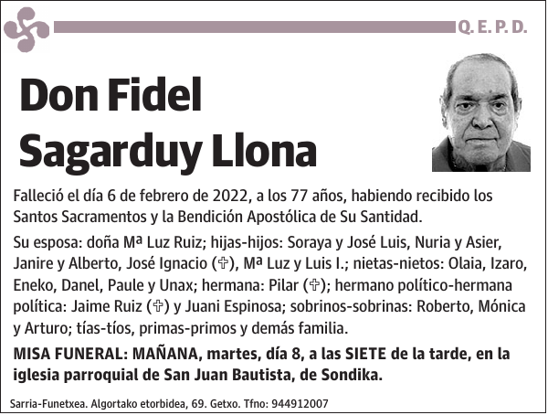 Fidel Sagarduy Llona