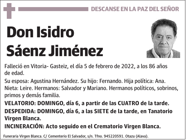 Isidro Sáenz Jiménez