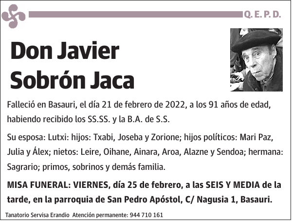 Javier Sobrón Jaca