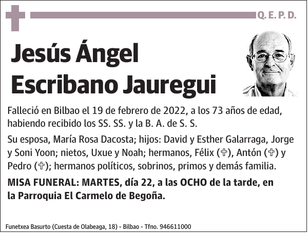 Jesús Ángel Escribano Jauregui