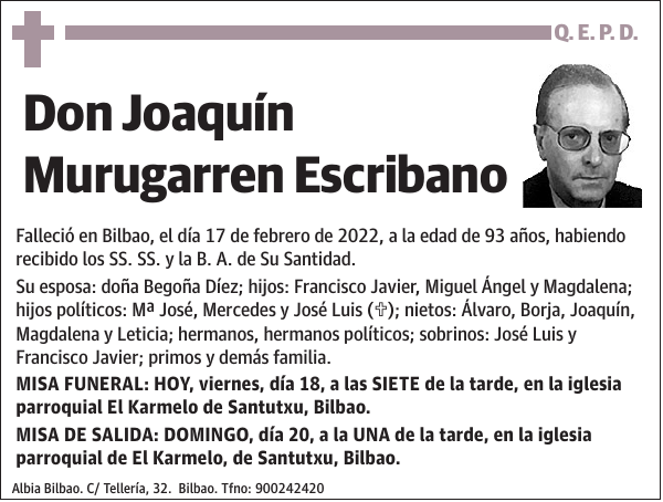 Joaquín Murugarren Escribano