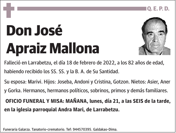José Apraiz Mallona