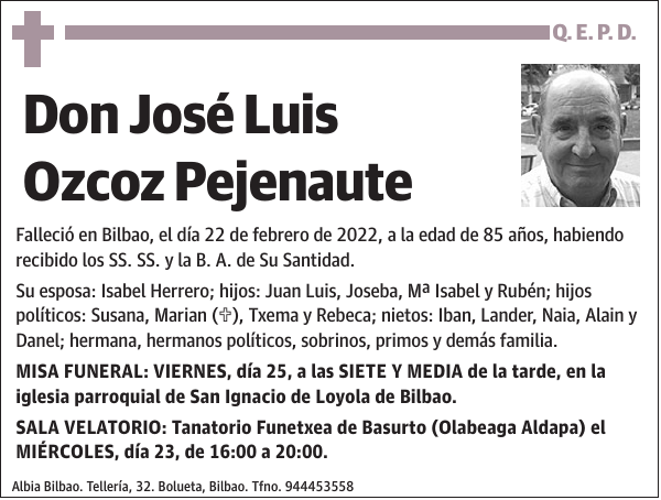 José Luis Ozcoz Pejenaute