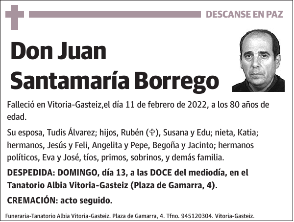 Juan Santamaría Borrego