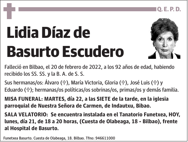 Lidia Díaz de Basurto Escudero