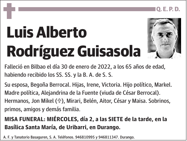 Luis Alberto Rodríguez Guisasola