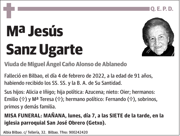Mª Jesús Sanz Ugarte