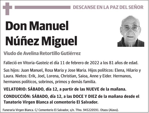Manuel Núñez Miguel