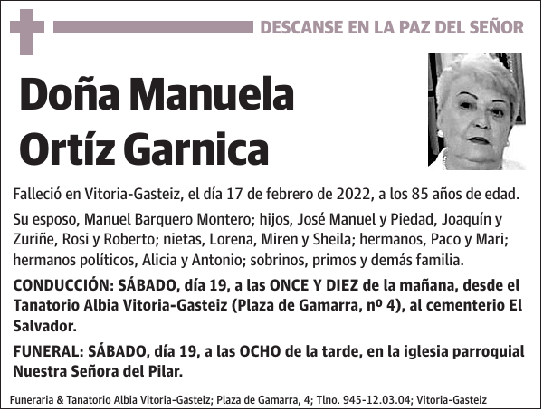 Manuela Ortíz Garnica