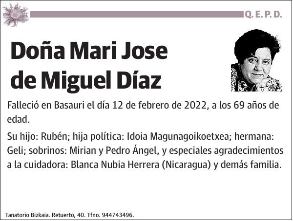 Mari Jose de Miguel Díaz