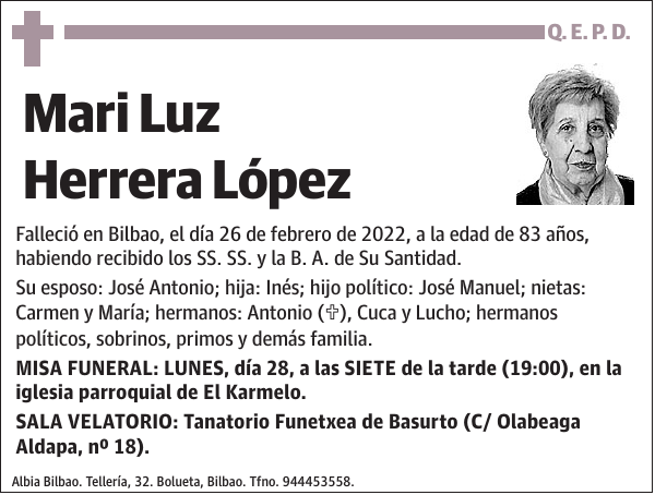 Mari Luz Herrera López