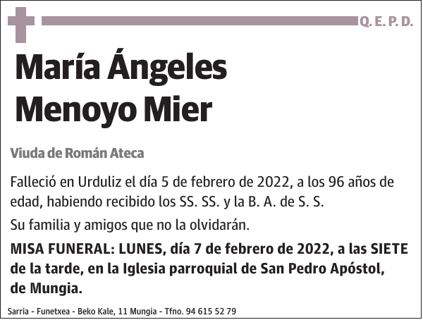 María Ángeles Menoyo Mier