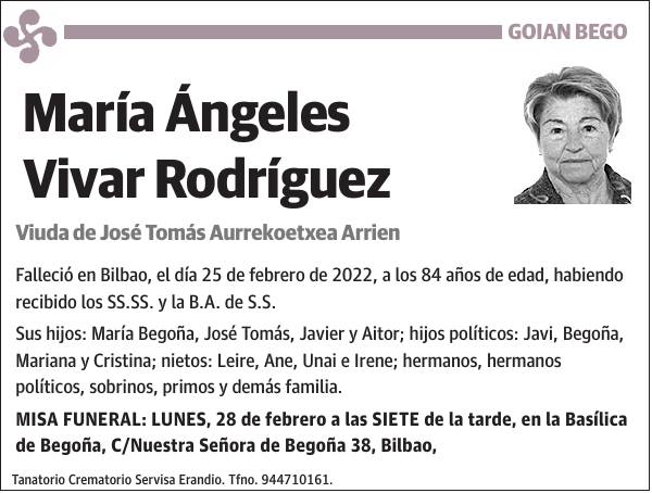 María Ángeles Vivar Rodríguez