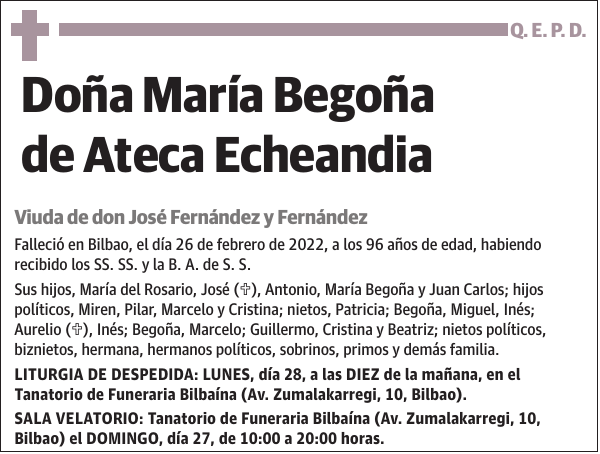 María Begoña de Ateca Echeandia