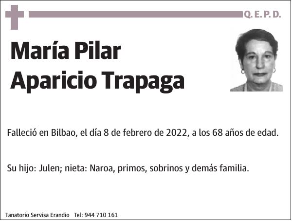 María Pilar Aparicio Trapaga