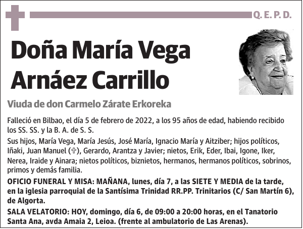 María Vega Arnáez Carrillo