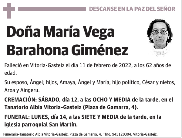 María Vega Barahona Giménez