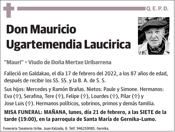Mauricio Ugartemendia Laucirica