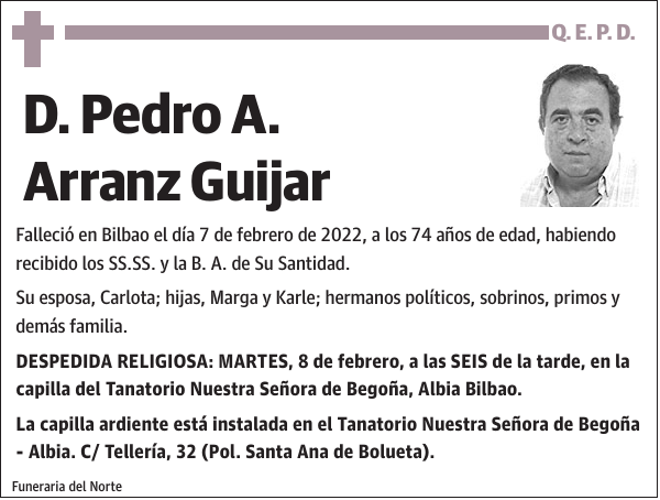 Pedro A. Arranz Guijar