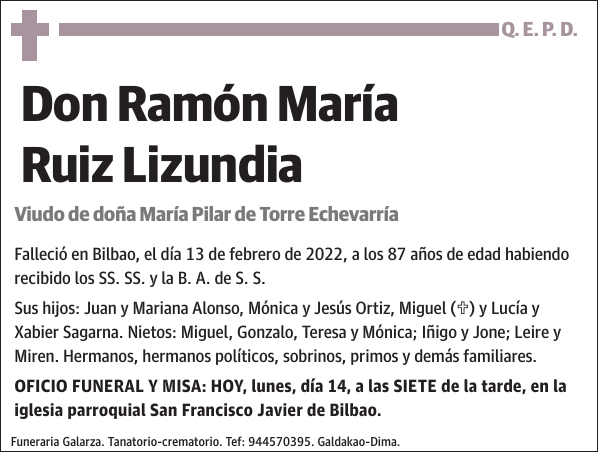 Ramón María Ruiz Lizundia