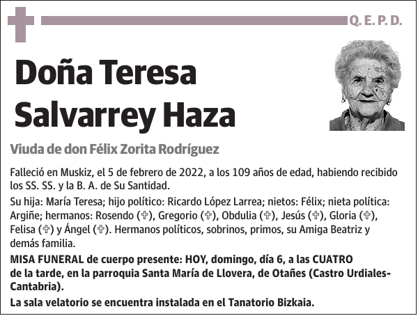 Teresa Salvarrey Haza