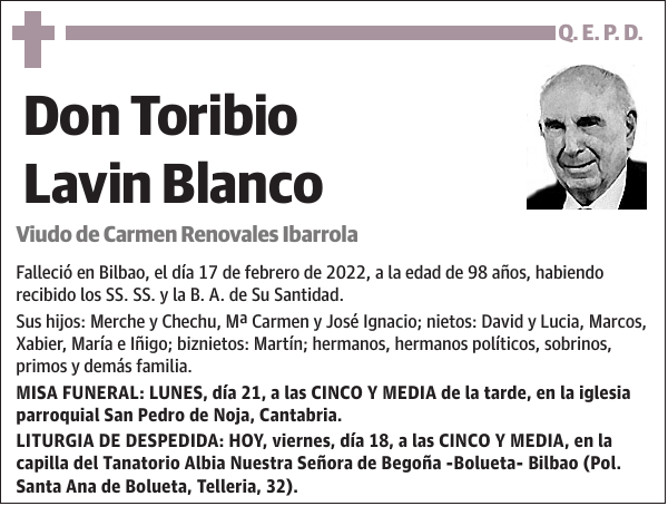 Toribio Lavin Blanco