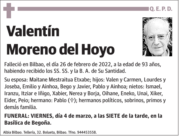 Valentín Moreno del Hoyo