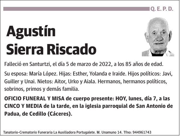 Agustín Sierra Riscado