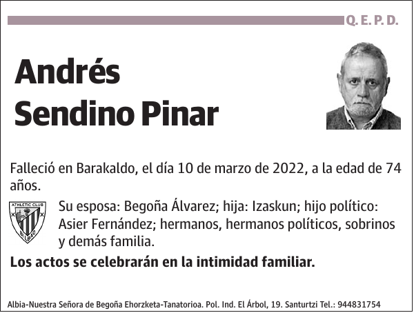 Andrés Sendino Pinar