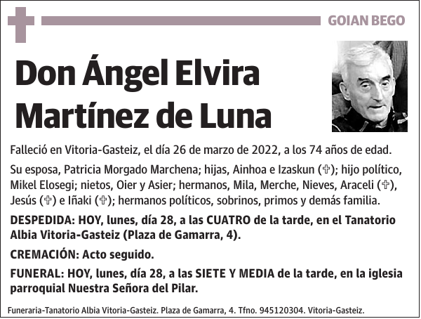 Ángel Elvira Martínez de Luna